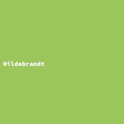 Hersteller: Hildebrandt