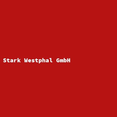 Hersteller: Stark Westphal GmbH