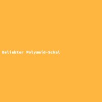Beliebter Polyamid-Schal