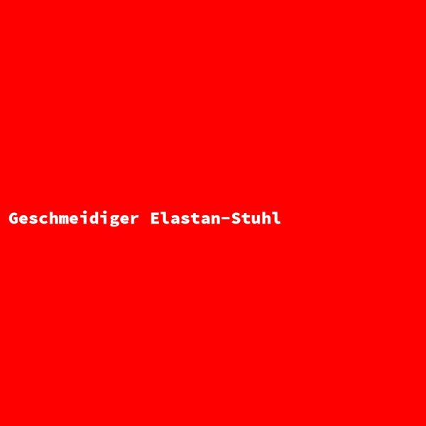 Geschmeidiger Elastan-Stuhl