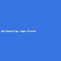 Reichhaltige Samt-Platte