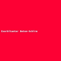 Exorbitanter Beton-Schirm