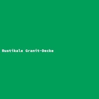 Rustikale Granit-Decke