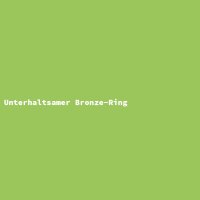 Unterhaltsamer Bronze-Ring