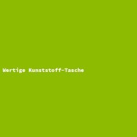 Wertige Kunststoff-Tasche