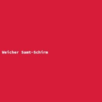 Weicher Samt-Schirm