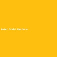 Guter Stahl-Rasierer