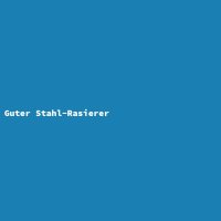 Guter Stahl-Rasierer