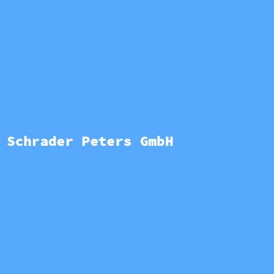 Hersteller: Schrader Peters GmbH