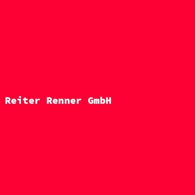 Hersteller: Reiter Renner GmbH