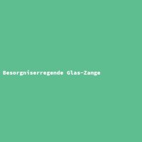 Besorgniserregende Glas-Zange