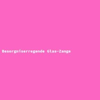 Besorgniserregende Glas-Zange