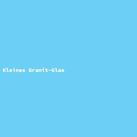 Kleines Granit-Glas