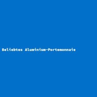 Beliebtes Aluminium-Portemonnaie