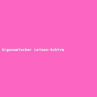 Ergonomischer Leinen-Schirm
