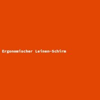 Ergonomischer Leinen-Schirm