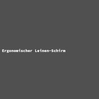 Ergonomischer Leinen-Schirm