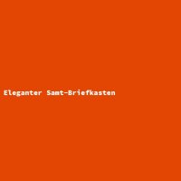 Eleganter Samt-Briefkasten