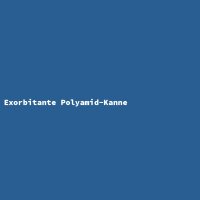 Exorbitante Polyamid-Kanne