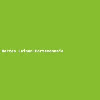 Hartes Leinen-Portemonnaie