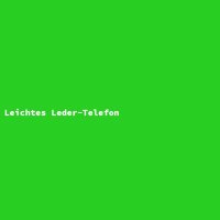 Leichtes Leder-Telefon