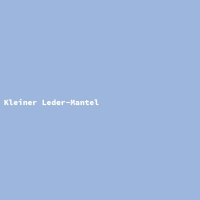 Kleiner Leder-Mantel