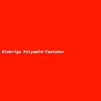 Klebrige Polyamid-Tastatur