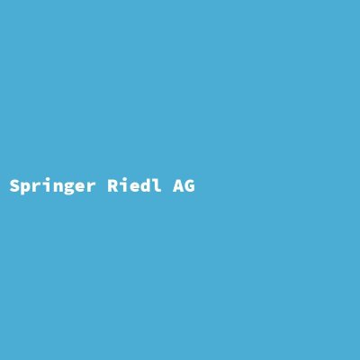Hersteller: Springer Riedl AG