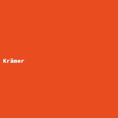 Hersteller: Krämer