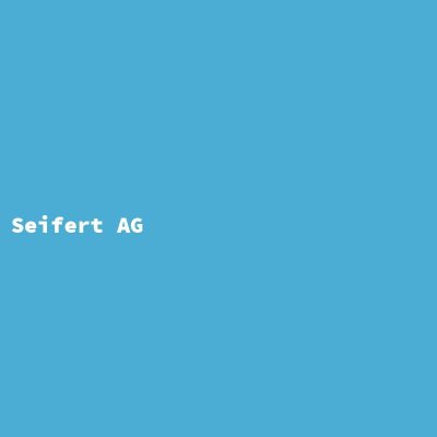 Hersteller: Seifert AG