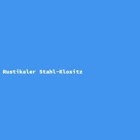 Rustikaler Stahl-Klositz