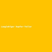 Langlebiger Kupfer-Teller