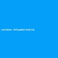 Leichter Polyamid-Schirm
