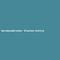 Aerodynamischer Elastan-Schirm