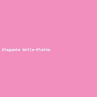 Elegante Wolle-Platte