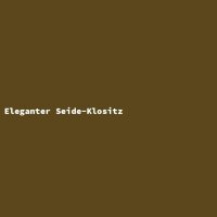 Eleganter Seide-Klositz