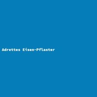Adrettes Eisen-Pflaster